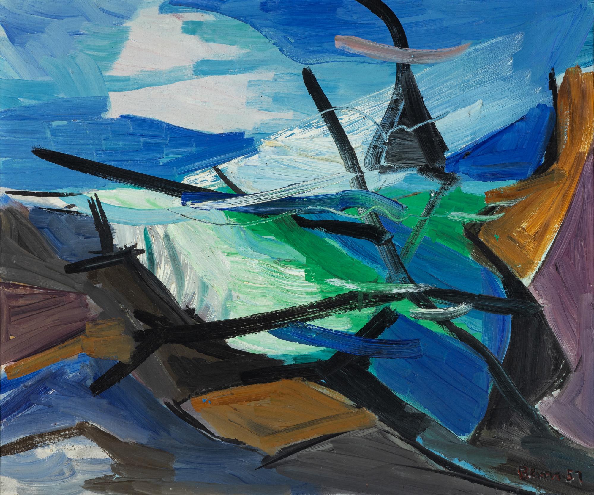 Cubic Seascape , 1957