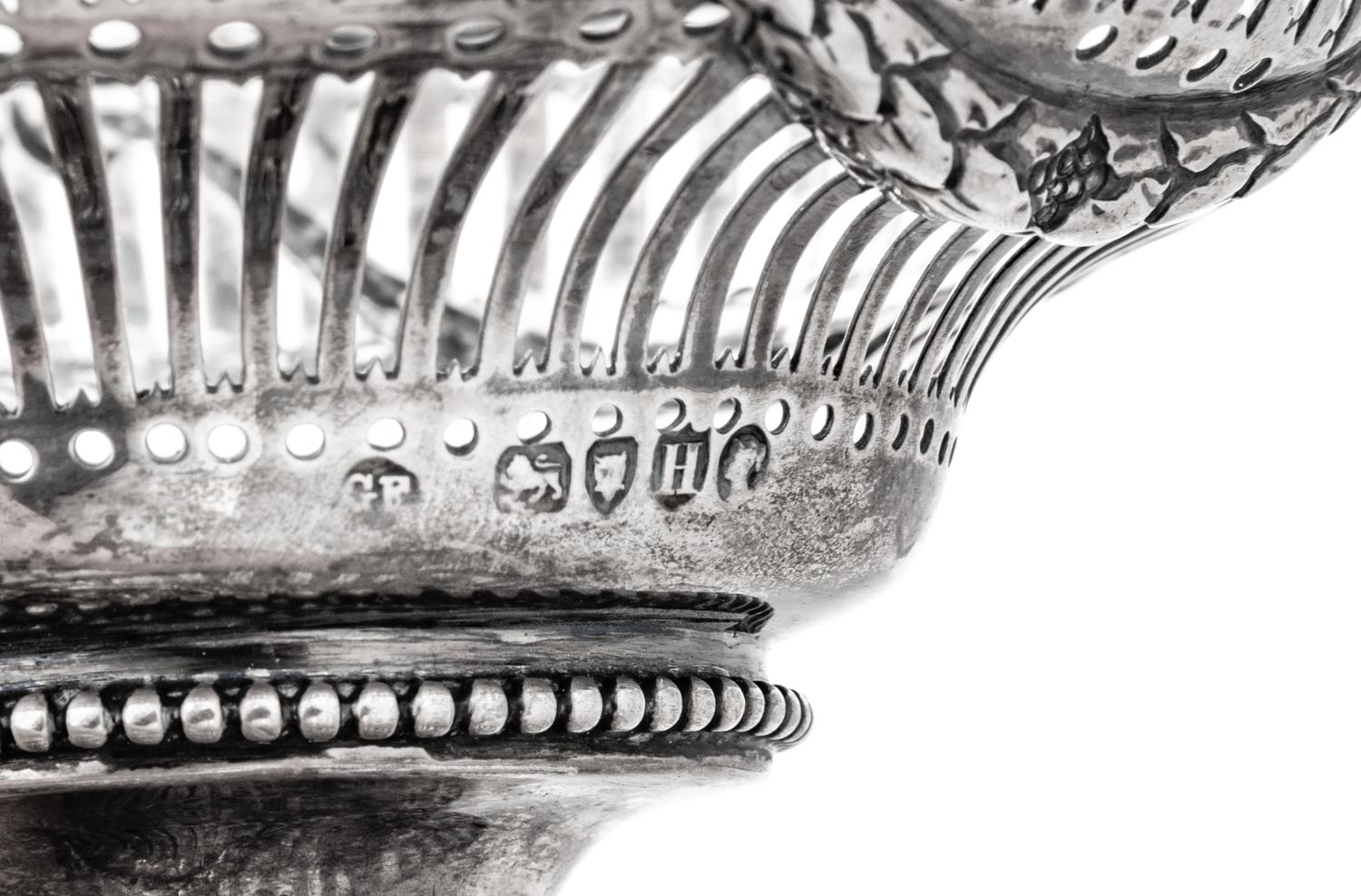 A Victorian Silver Candy Dish