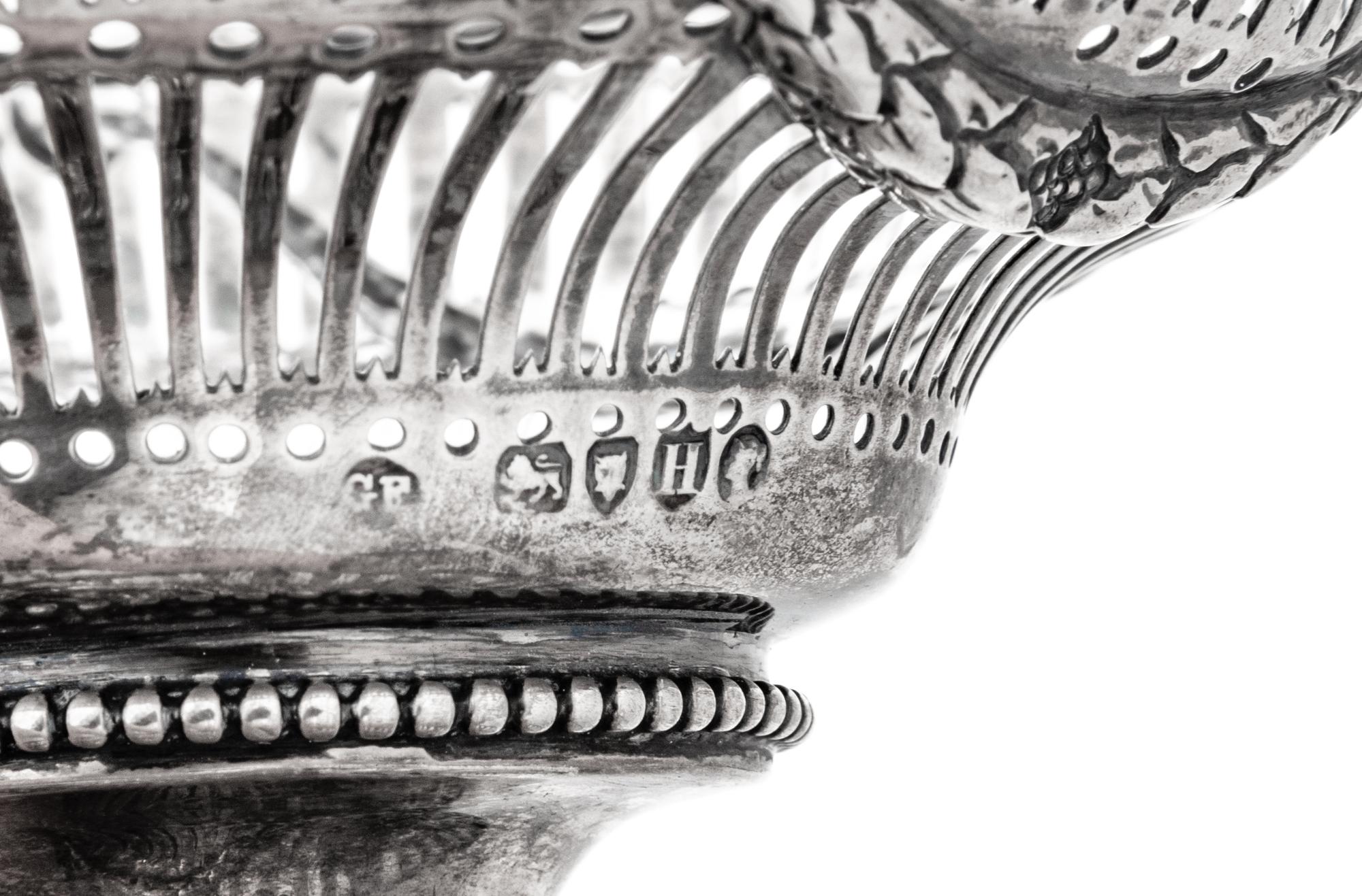 A Victorian Silver Candy Dish