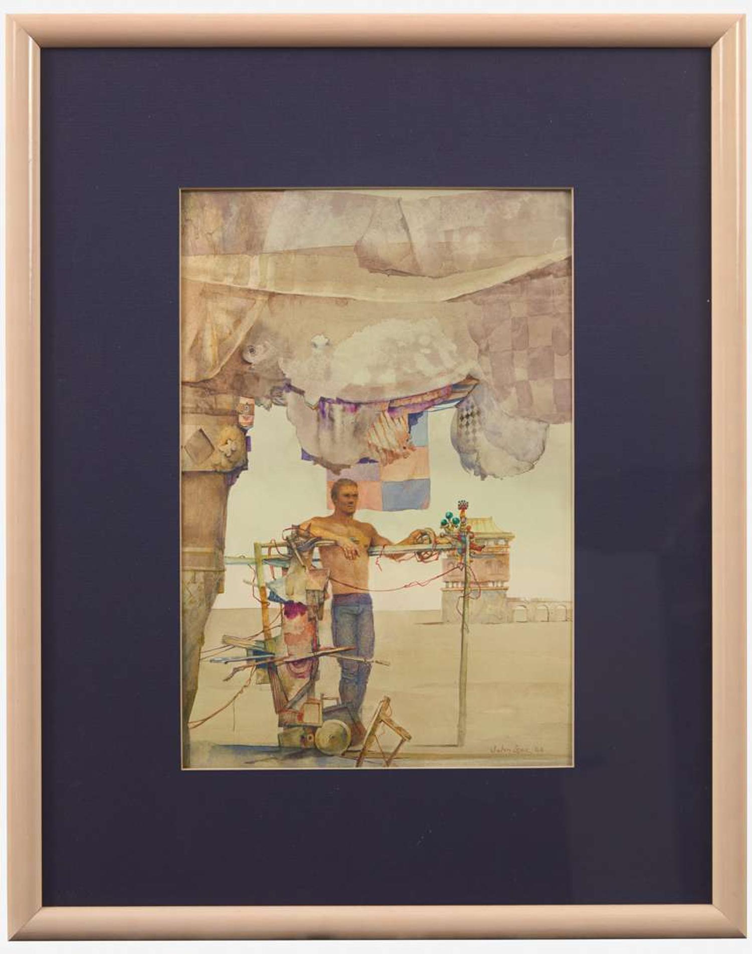 John B. Lear (American, 1910–2008) - Man Standing