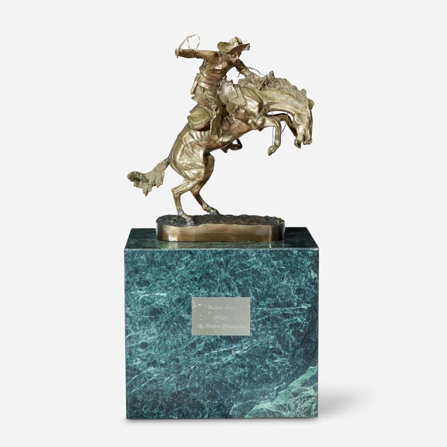 After Frederic Remington (American, 1861-1909) Bronco Buster