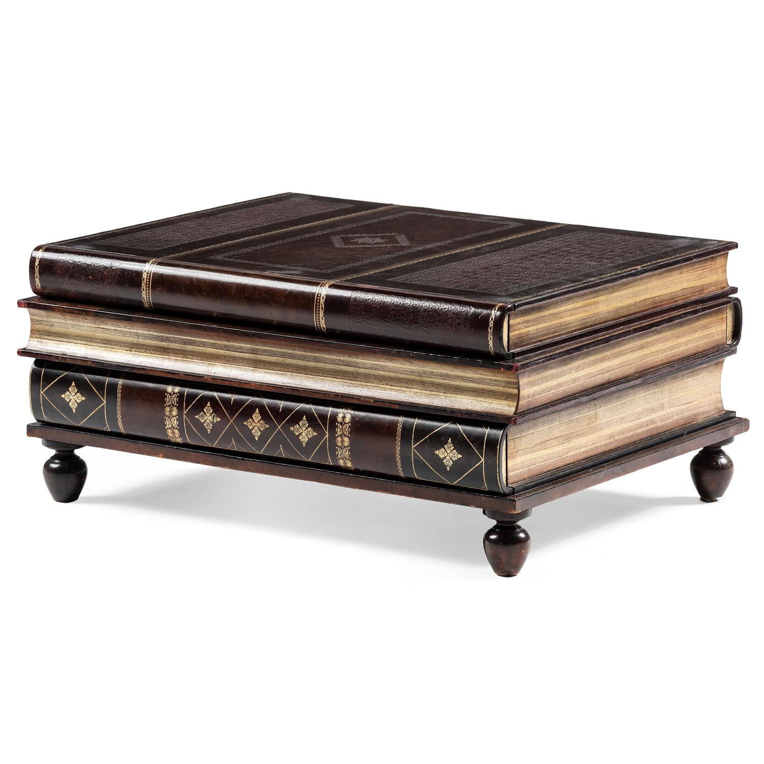 A Maitland Smith Book-Form Coffee Table