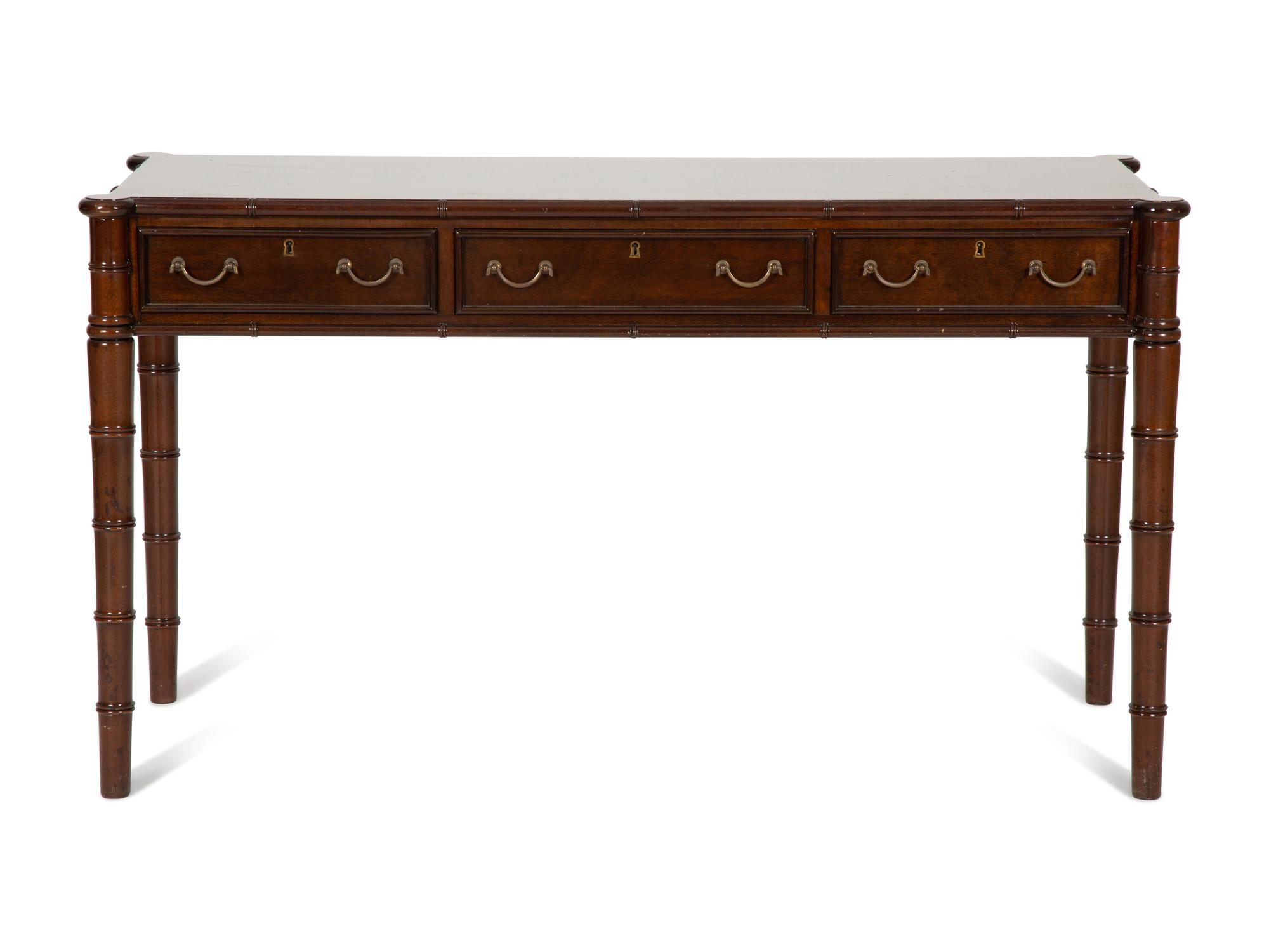 A Regency Style Mahogany Console Table