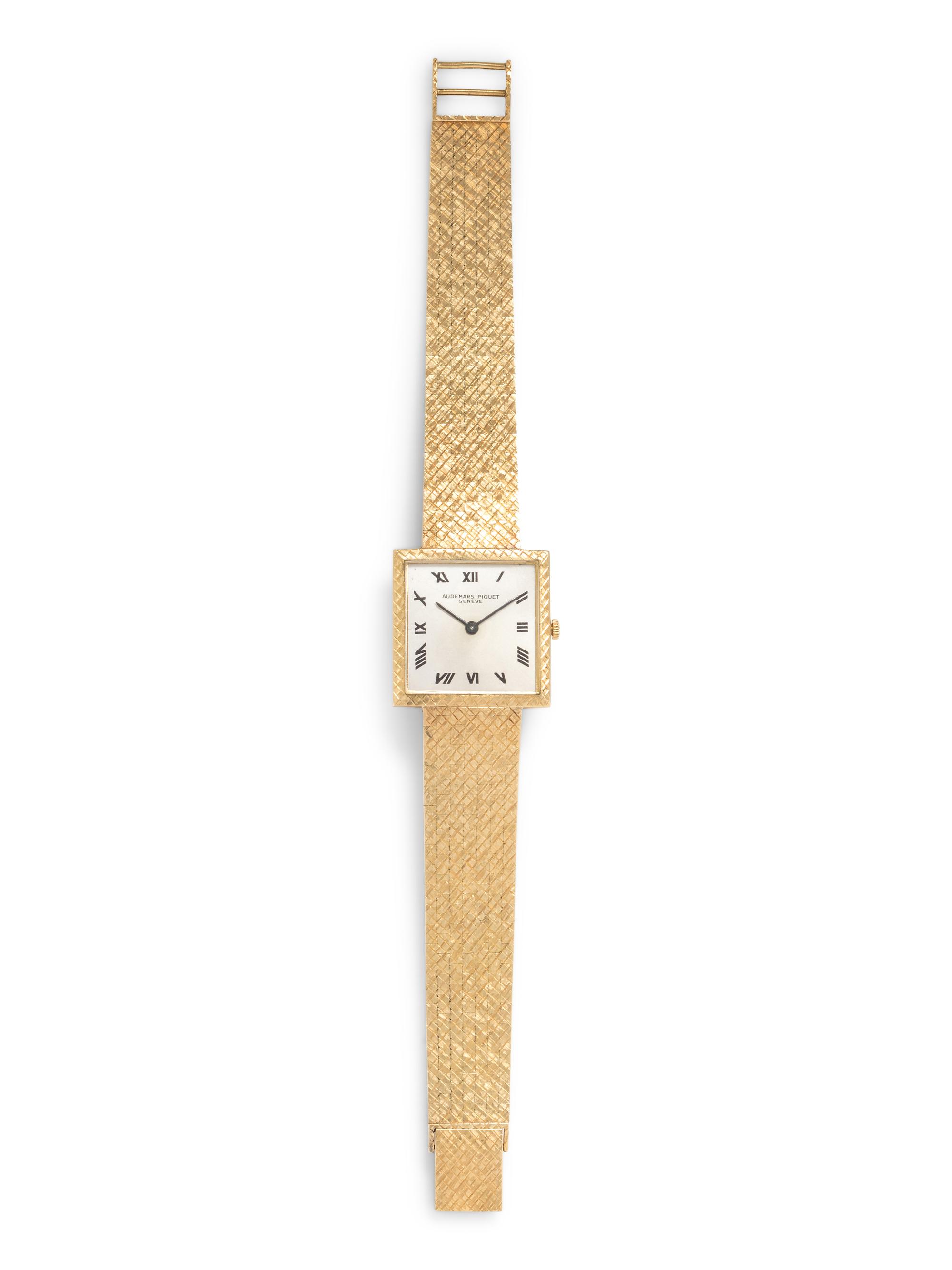 AUDEMARS PIGUET, 18K YELLOW GOLD WRISTWATCH