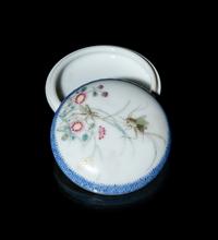 Two Chinese Famille Rose 'Insects' Porcelain Wares