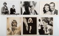 [HOLLYWOOD]. A group of 85 promotional photographs featuring Hollywood stars and movie stills, comprising: