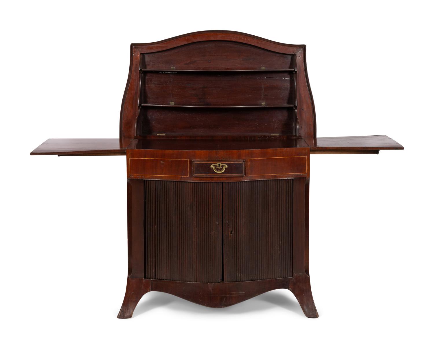 A Dutch Inlaid Mahogany Metamorphic Server