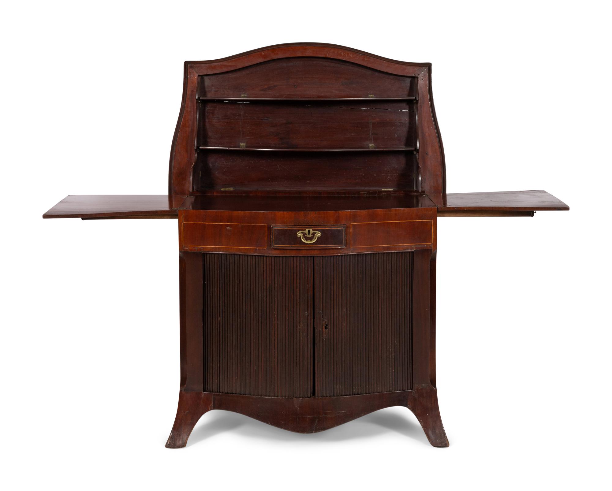 A Dutch Inlaid Mahogany Metamorphic Server
