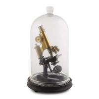 Brass compound monocular microscope Bausch & Lomb Optical Co., Rochester, NY, circa 1897