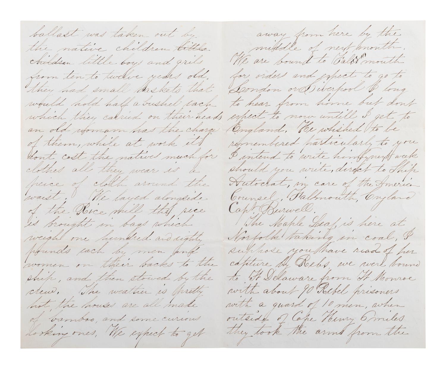 [CIVIL WAR]. Newspaperman's draft report on military operations at Fort Wagner and Fort Sumter.