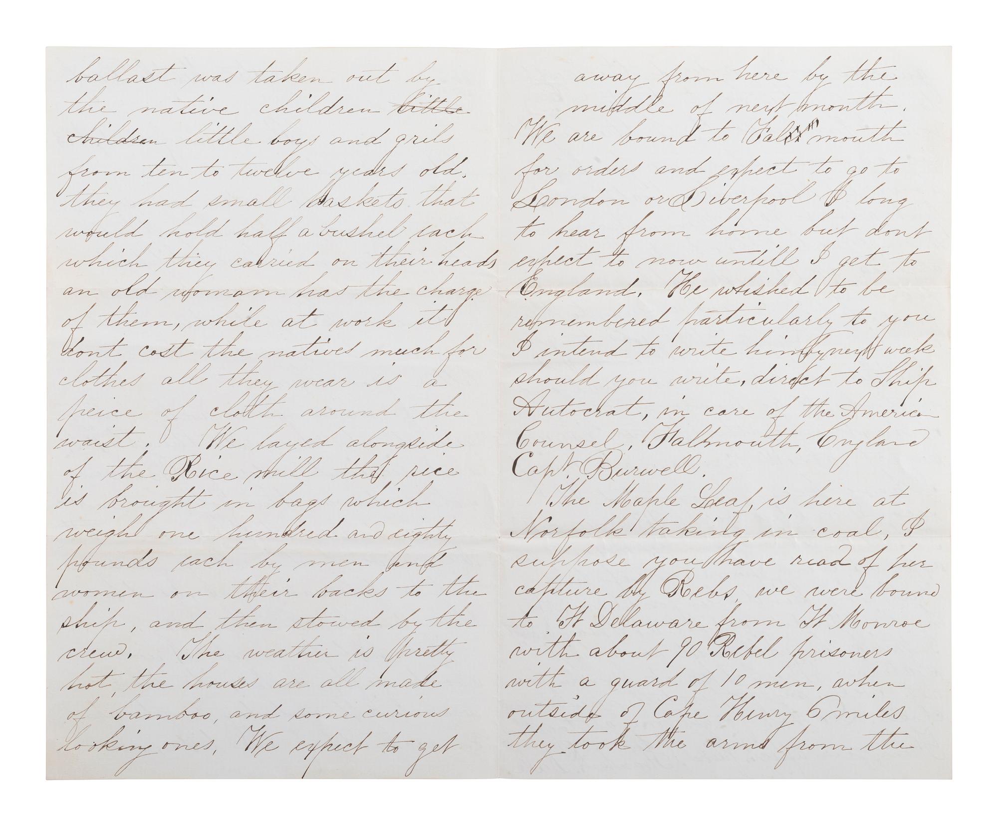 [CIVIL WAR]. Newspaperman's draft report on military operations at Fort Wagner and Fort Sumter.
