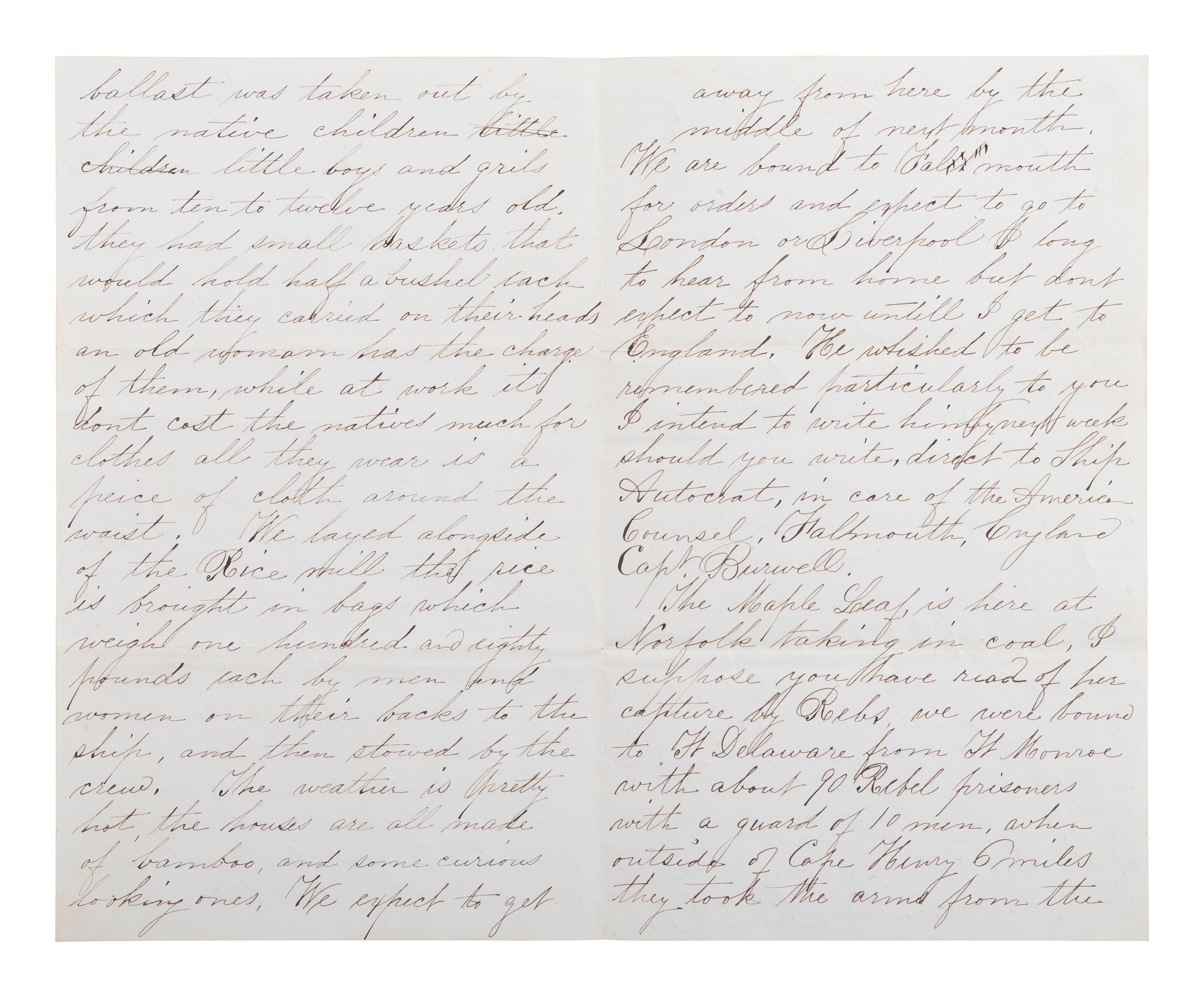 [CIVIL WAR]. Newspaperman's draft report on military operations at Fort Wagner and Fort Sumter.