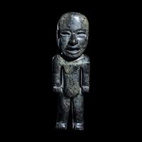 A Teotihuacan Serpentine Standing Figure