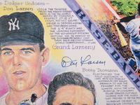 A Baseball's Greatest Feats Signed Autograph Print and Pete Rose / Steve Garvey Dual Signed 4,192 Large Format Photograph