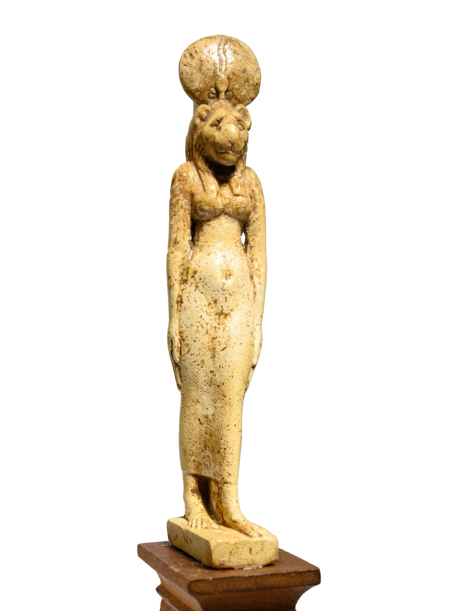 An Egyptian Faience Sekhmet