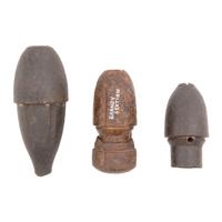 Three Excavated Civil War Era Artillery Shells Including Schenkl and Hotchkisses