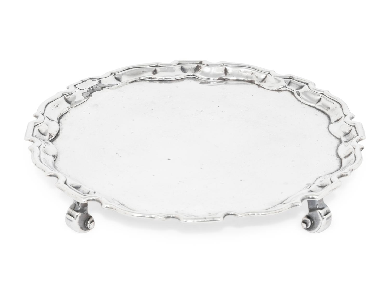Two George II Silver Salvers