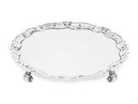 Two George II Silver Salvers