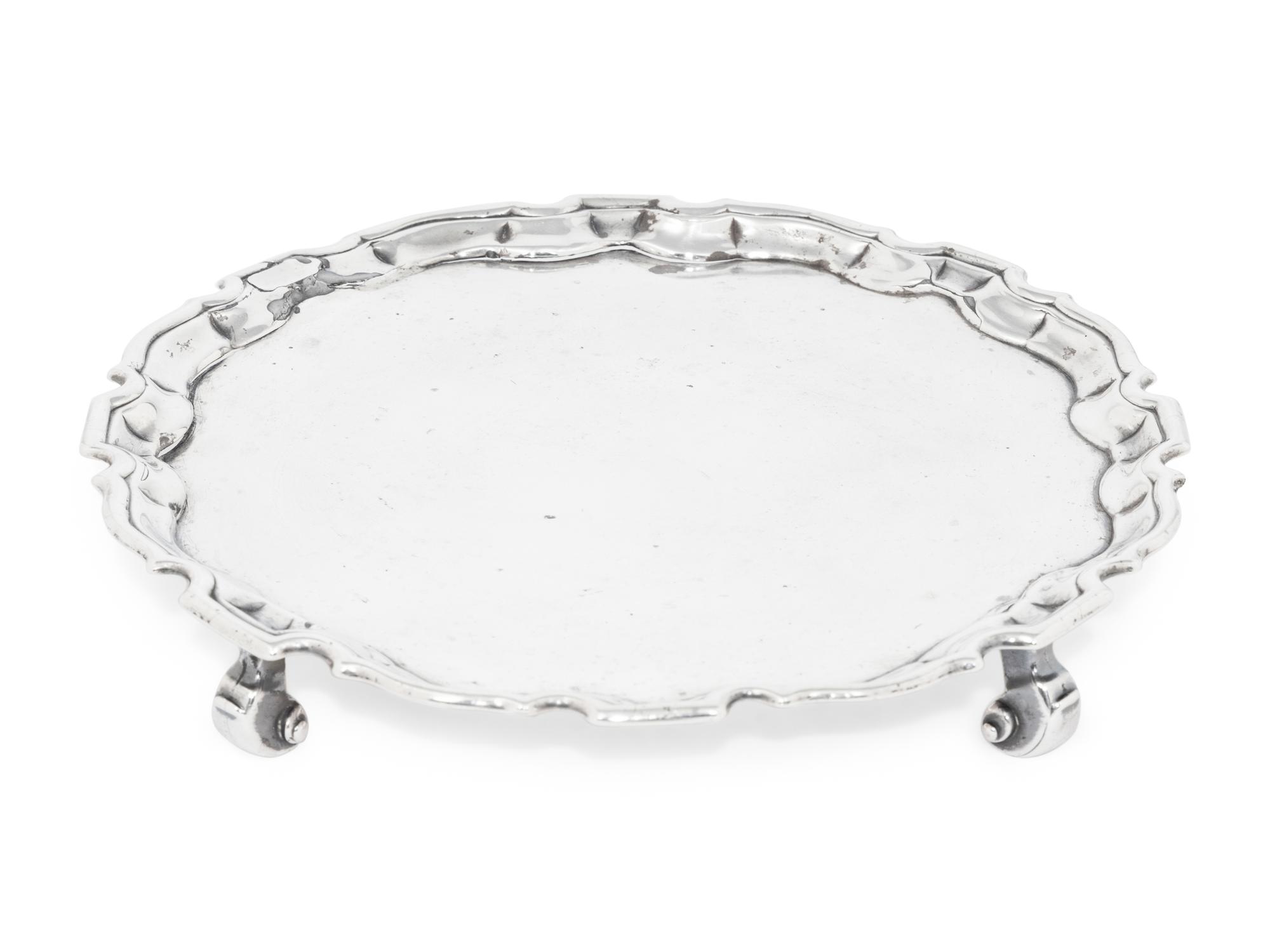 Two George II Silver Salvers