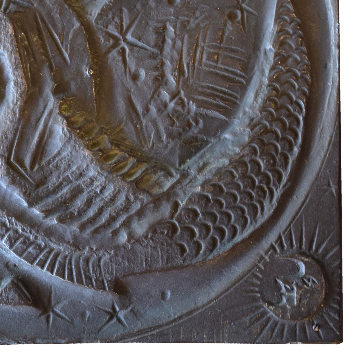 A Copper Capricorn Zodiac Sign 13" W x .5" D x 13" H — Italy, Mid-20th Century