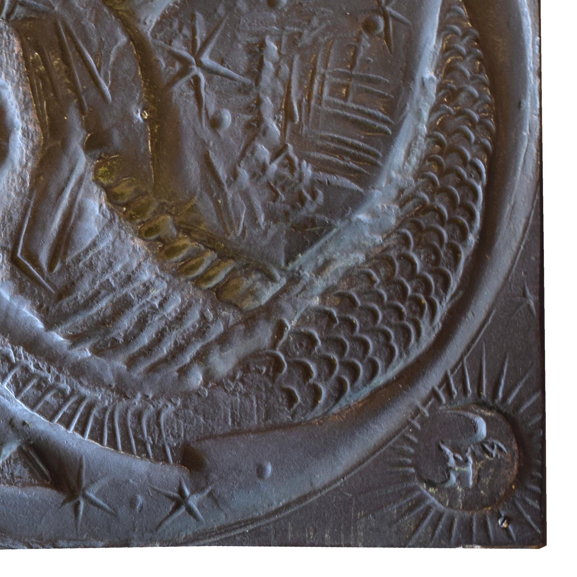 A Copper Capricorn Zodiac Sign 13" W x .5" D x 13" H — Italy, Mid-20th Century