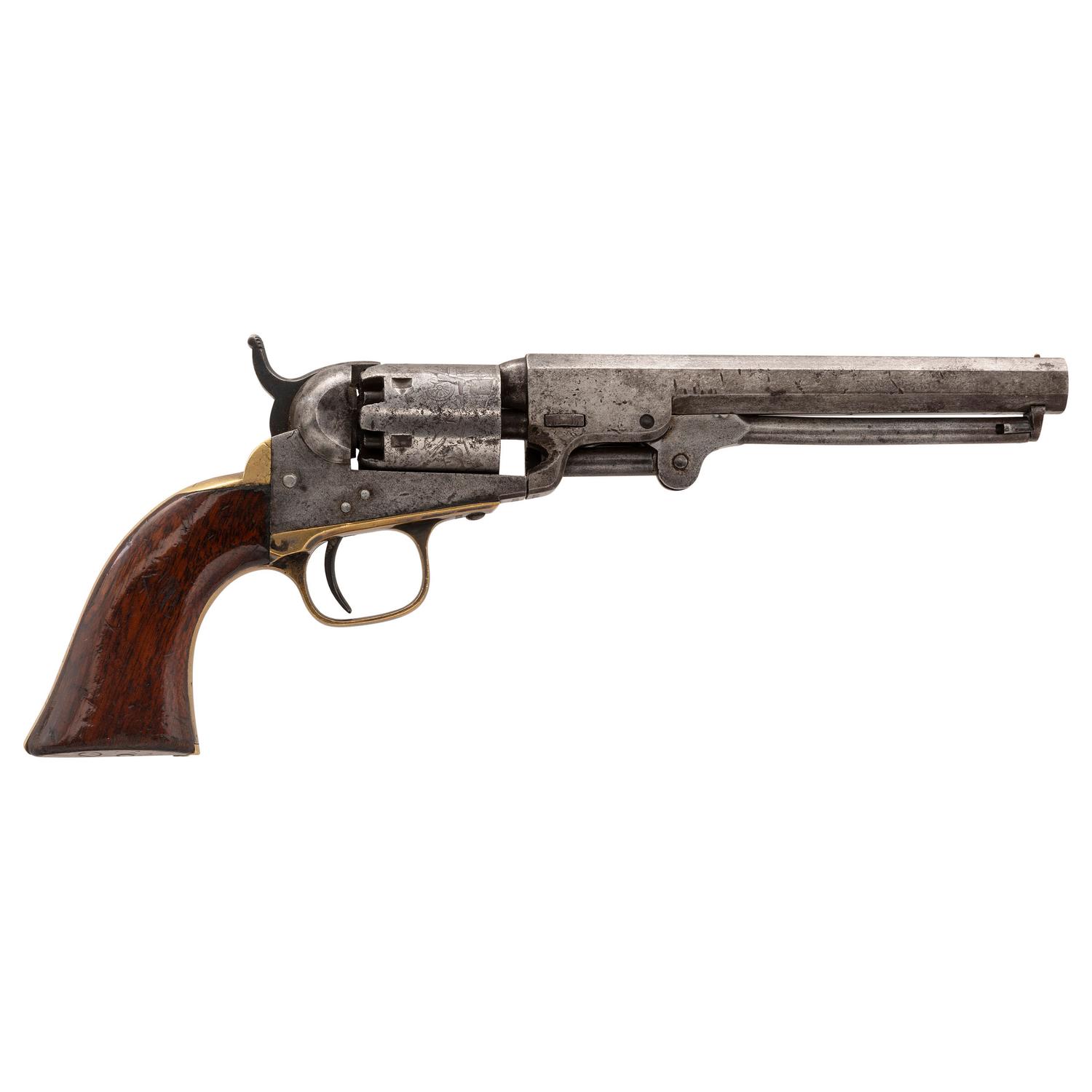 Colt Model 1849 Pocket Revolver Inscribed to Captain N.P. Fuller 17th Massachusetts Infantry and 2nd Massachusetts Heavy Artillery