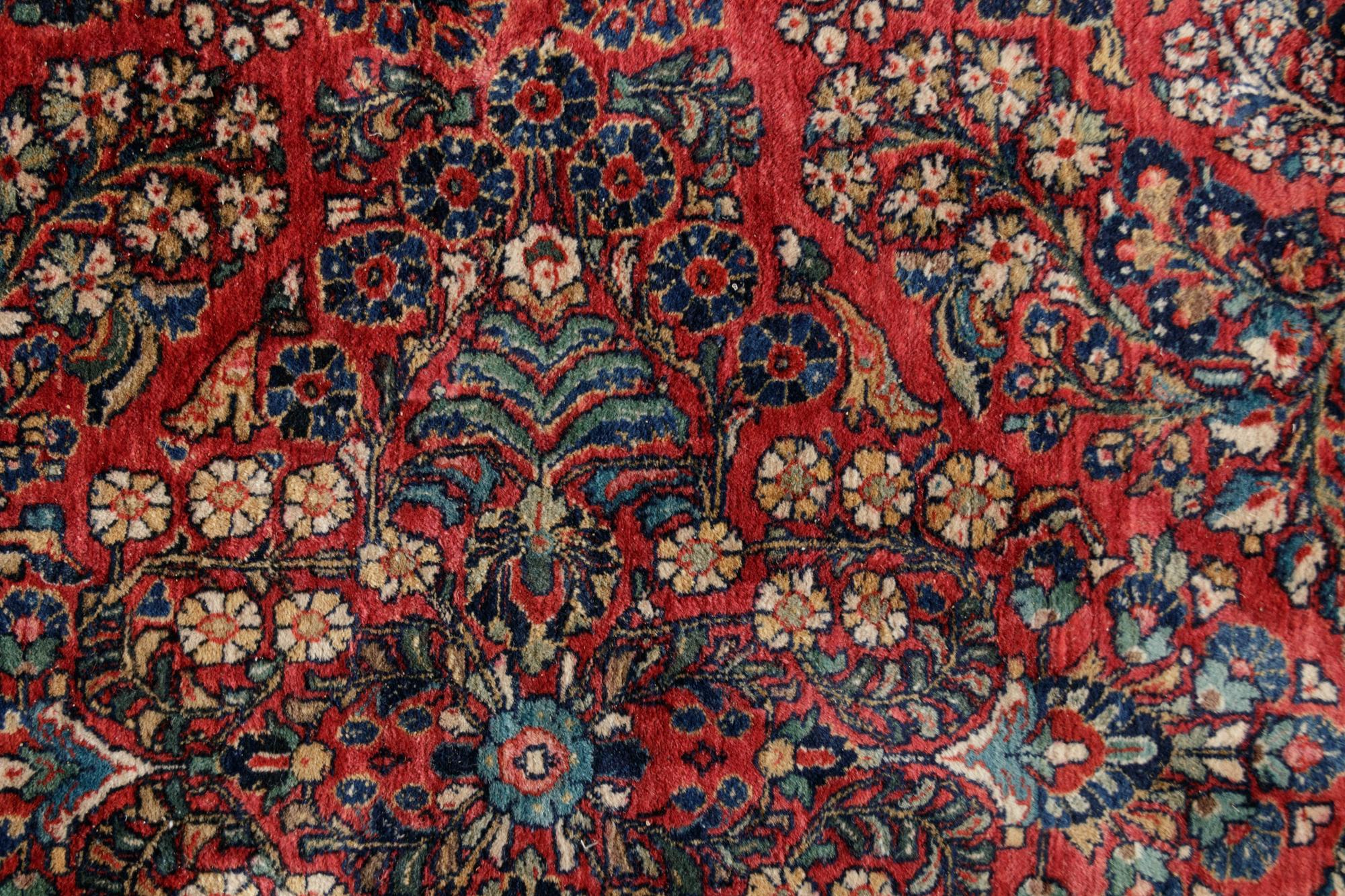 A Sarouk Wool Rug