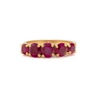 YELLOW GOLD AND RUBY RING