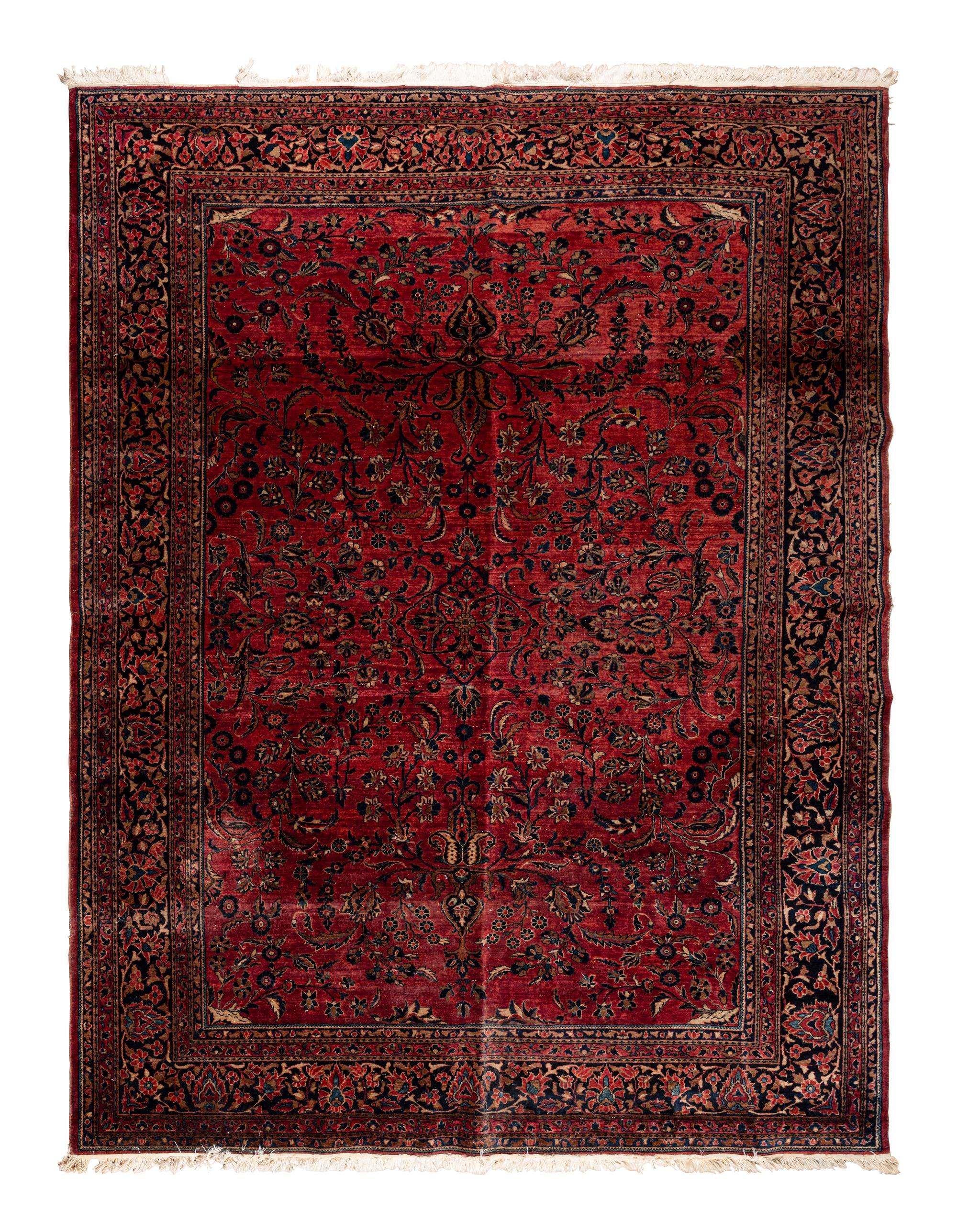 A Sarouk Wool Rug