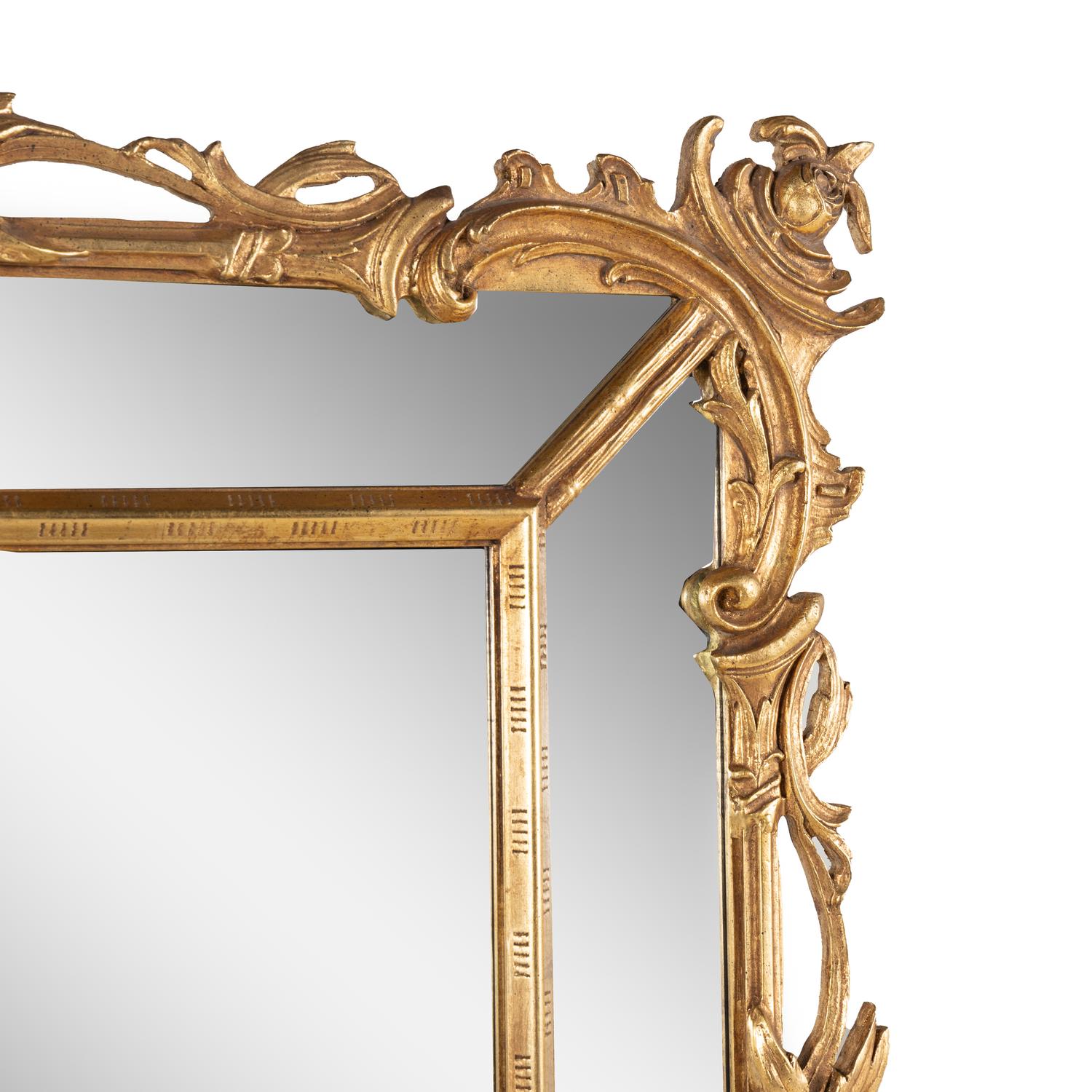 A Continental Giltwood Mirror