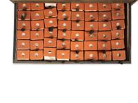 An Eli Lilly's 'Collection of Crude Drugs' Cabinet