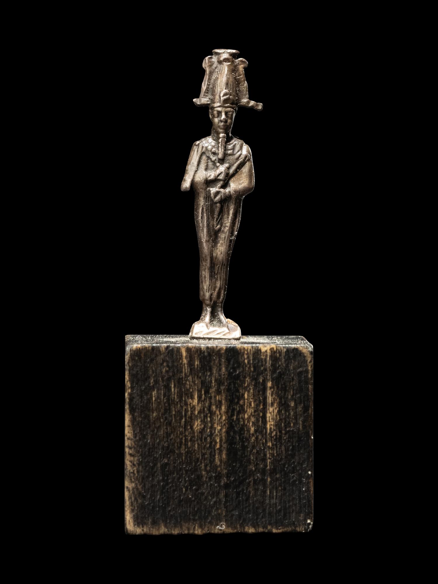An Egyptian Silver Osiris