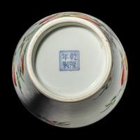 A Chinese Famille Rose Porcelain 'Peach' Meiping Vase