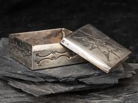 Navajo Silver Jewelry Box
