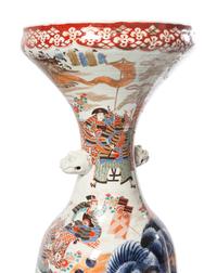 A Pair of Large Japanese Porcelain Vases