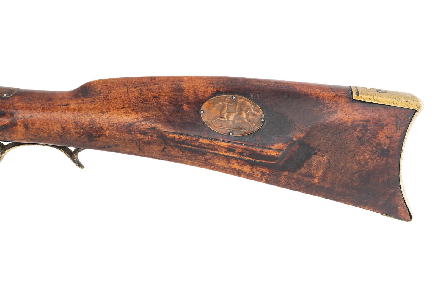 Fullstock Percussion Pennsylvania Long Rifle by Henry Deringer