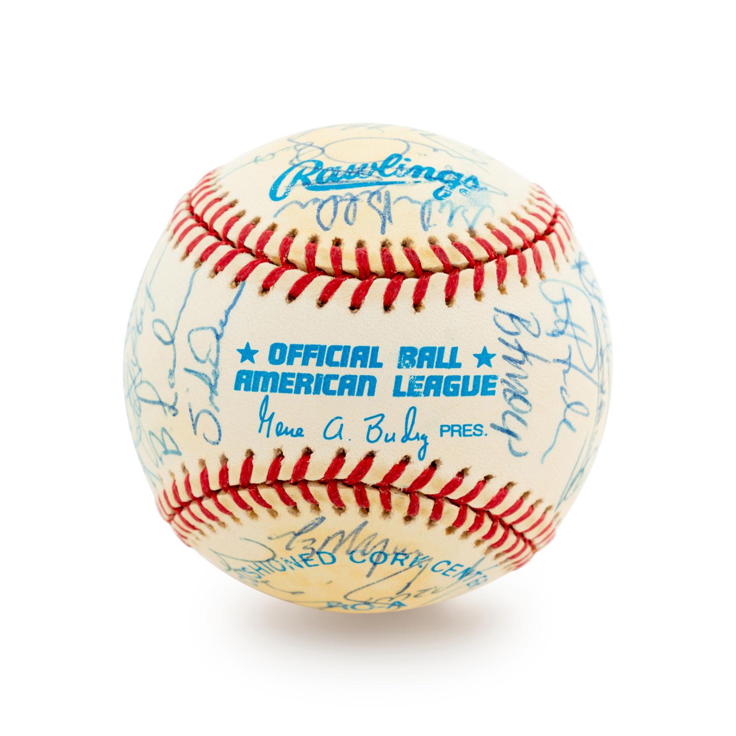 A Group of 19 Los Angeles Angels Signed Baseballs,
