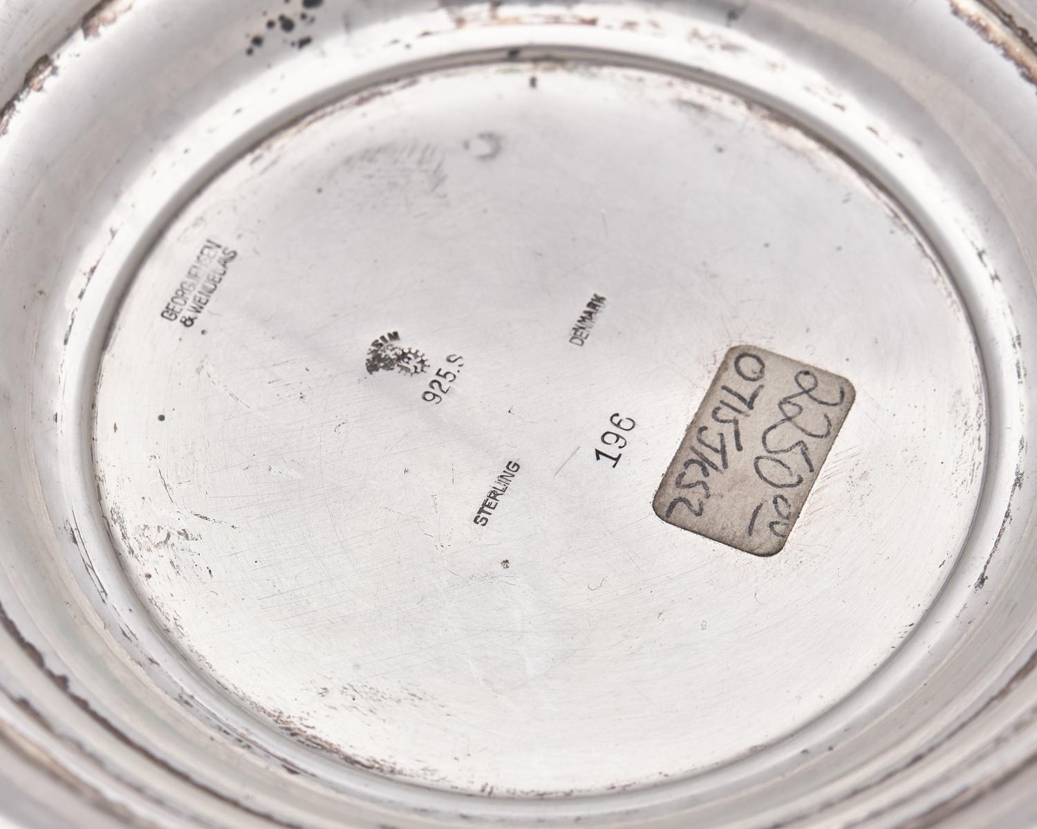 A Johan Rohde Designed Georg Jensen Silver Centerpiece Bowl