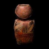 A Cauca Funerary Vessel in the Form of a Female Figure
