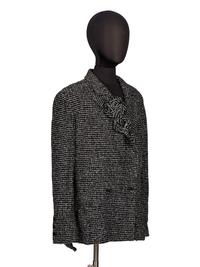Chanel, Eyelash Tweed Jacket with Camellia Pins