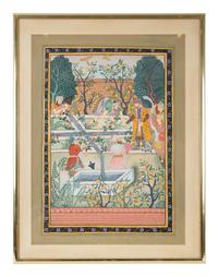 A Group of Four Indian Court Paintings — 20TH CENTURY