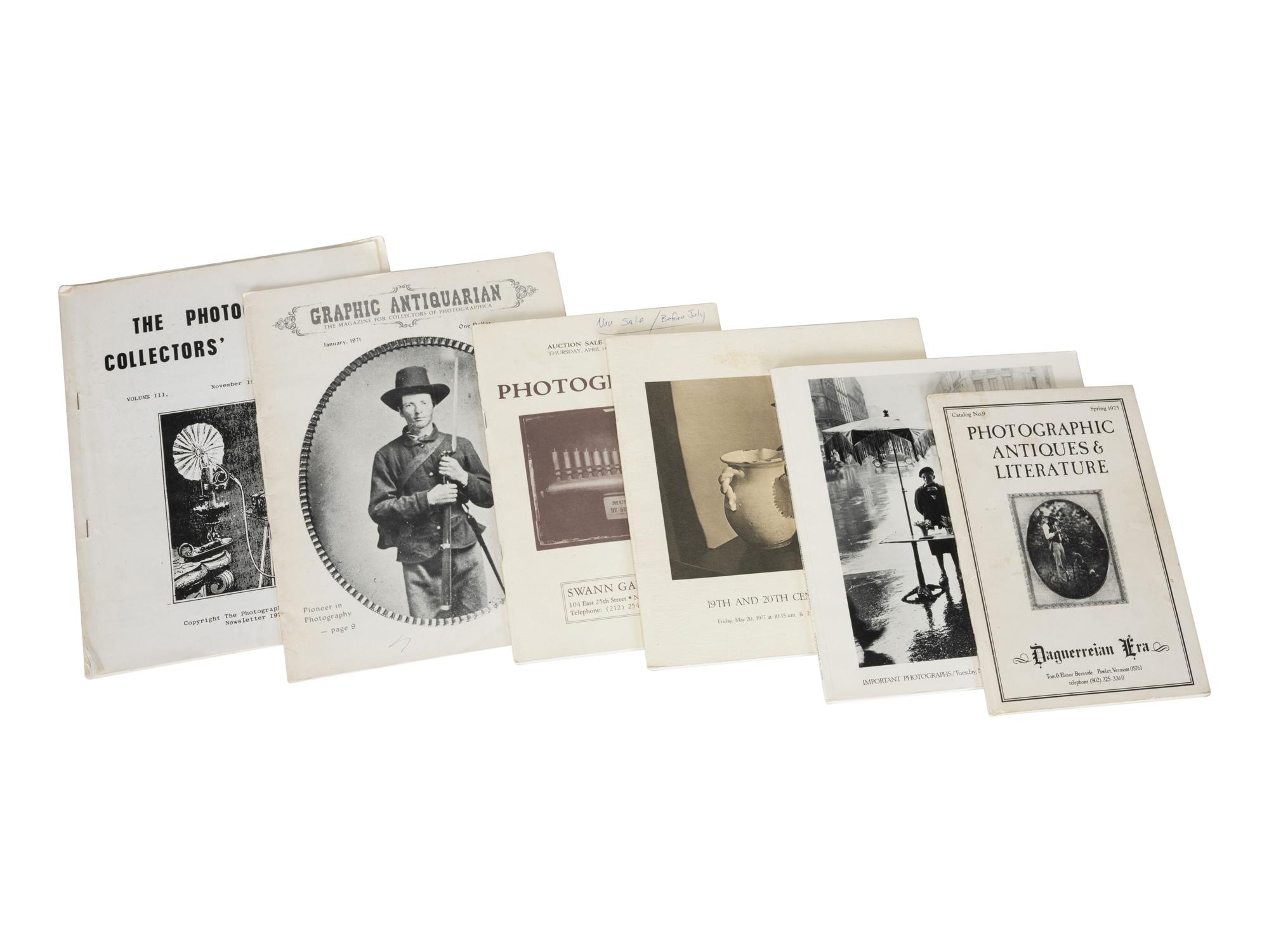 [EARLY PHOTO.] 18 works related to photography, incl. histories and guides. [ With: ] Periodicals.