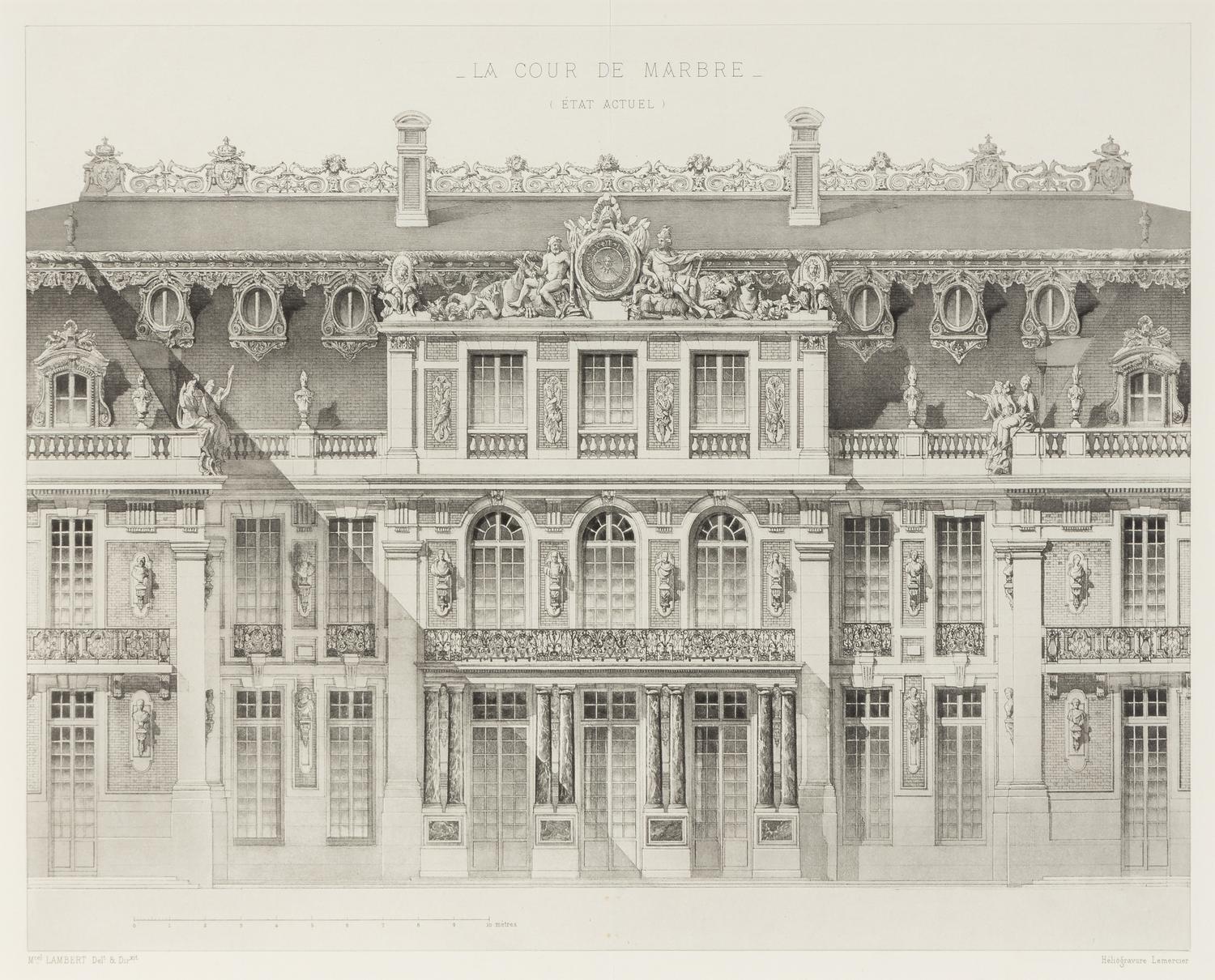 Views of Versailles and the Two Trianons (eight works)