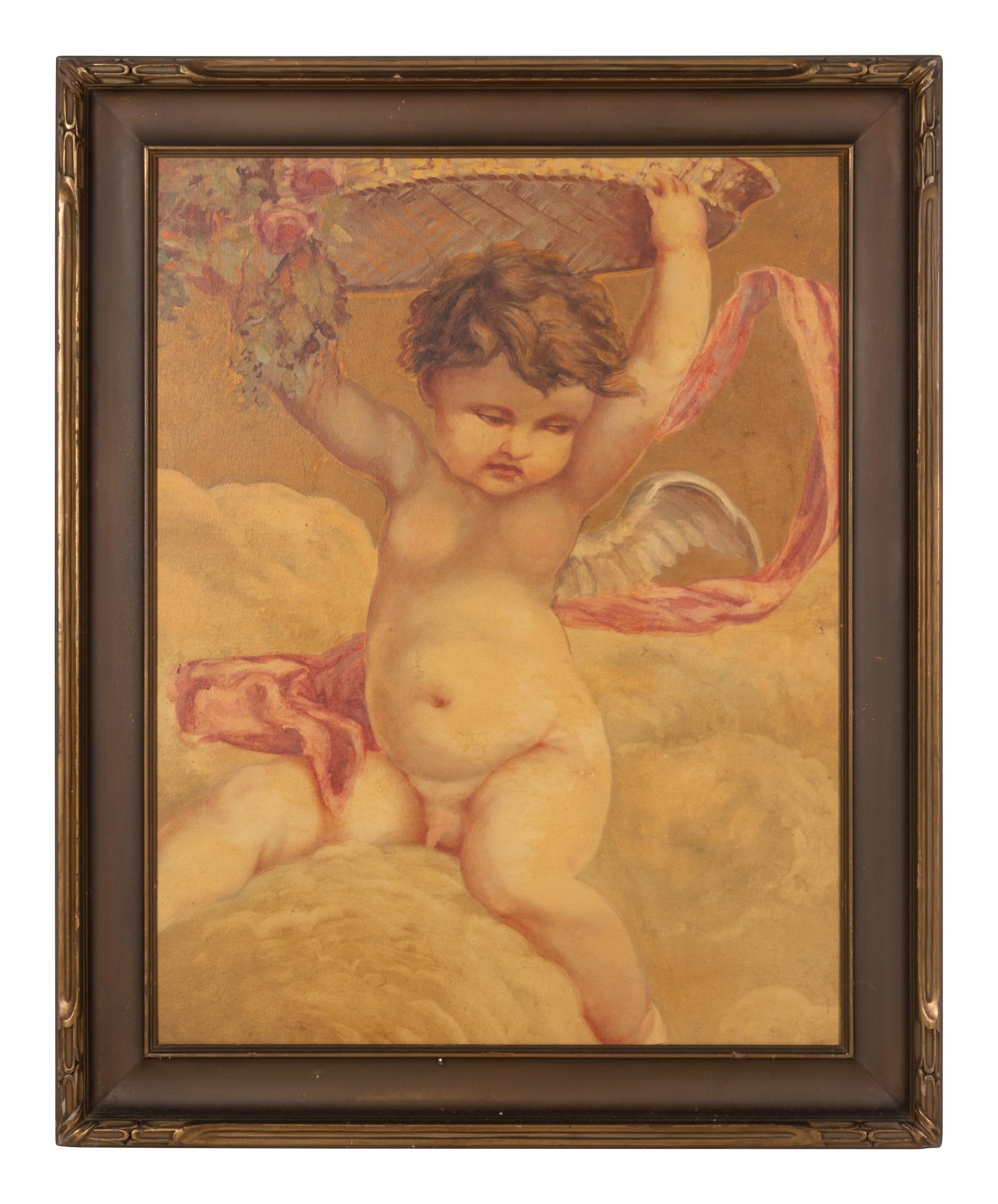Three Decorative Oil Paintings