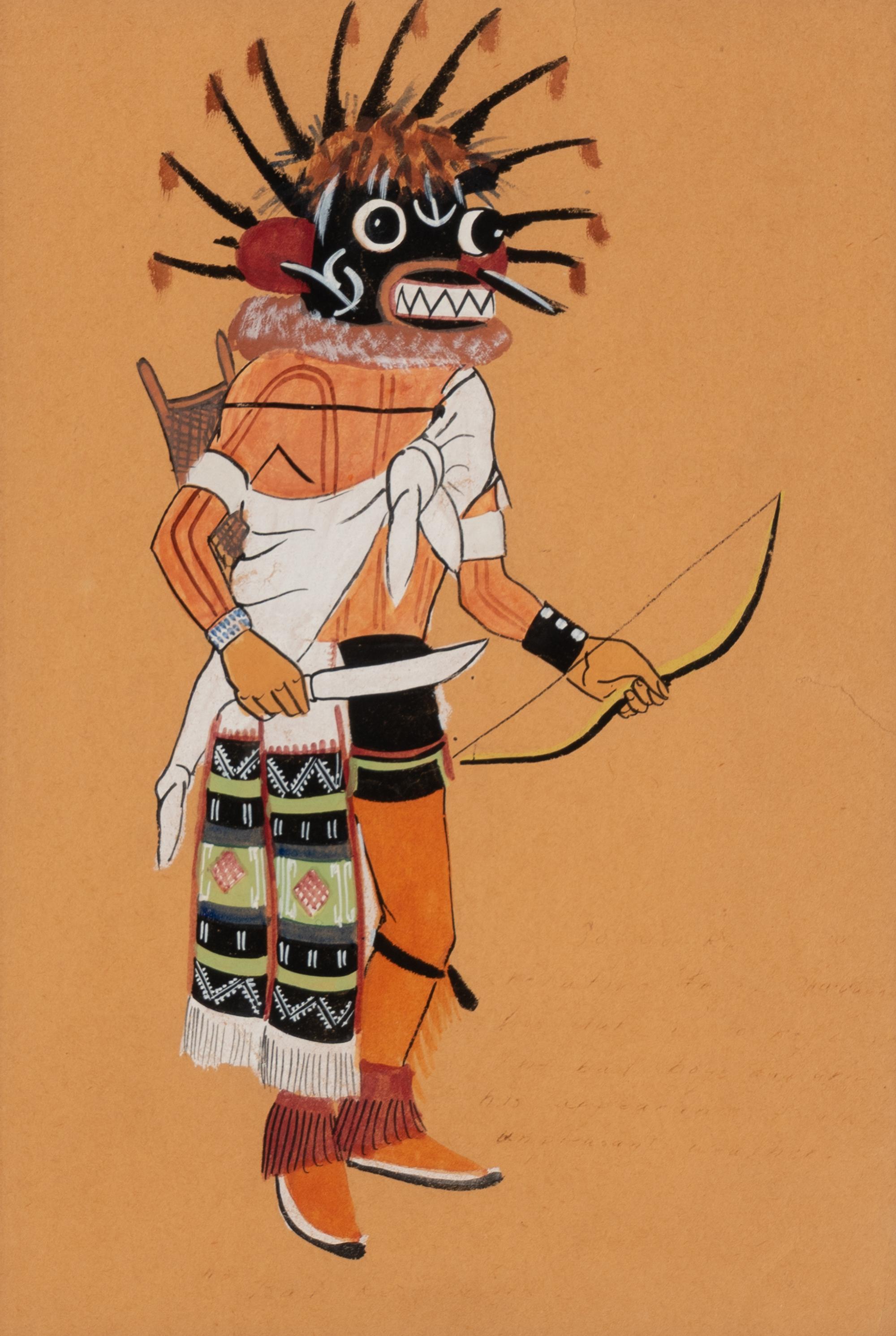 Series of Katsina Paintings tempera on paper