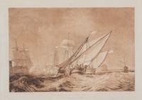 A Pair of Etchings After Joseph Mallord William Turner Plate 8 1/2 x 12 inches. — 19TH CENTURY