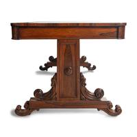 A William IV Rosewood Library Table