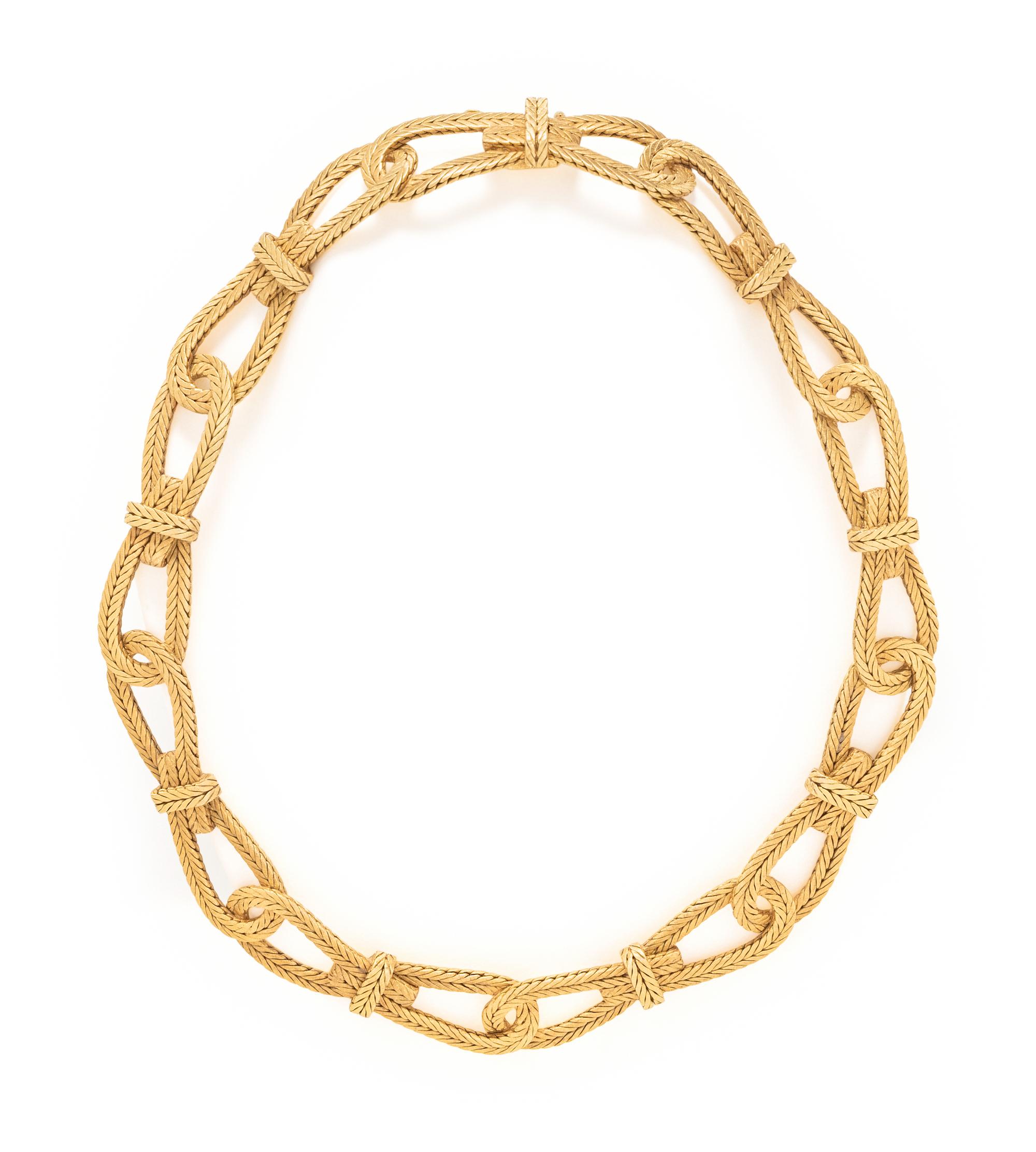 GIANMARIA BUCCELLATI, YELLOW GOLD NECKLACE