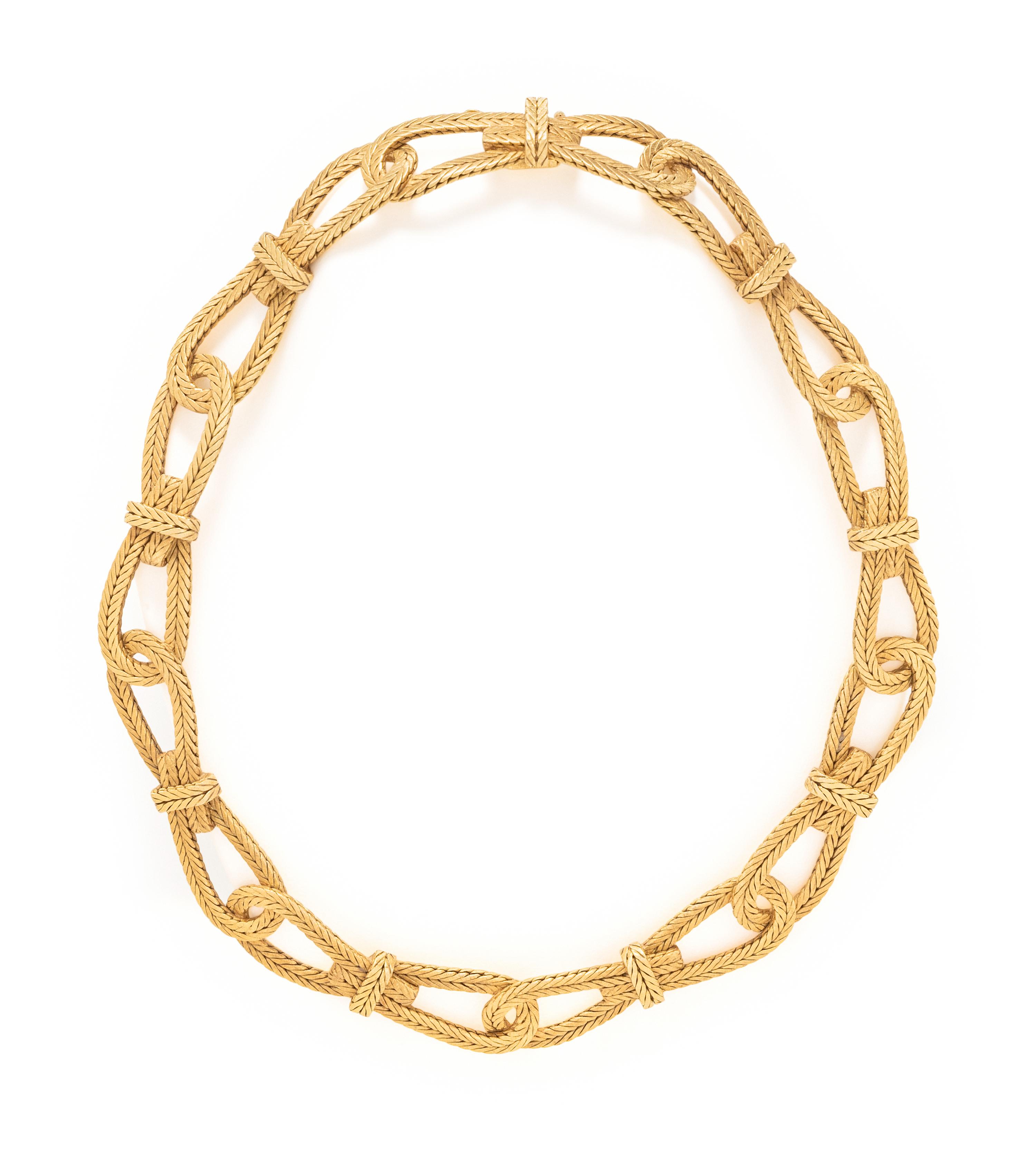 GIANMARIA BUCCELLATI, YELLOW GOLD NECKLACE