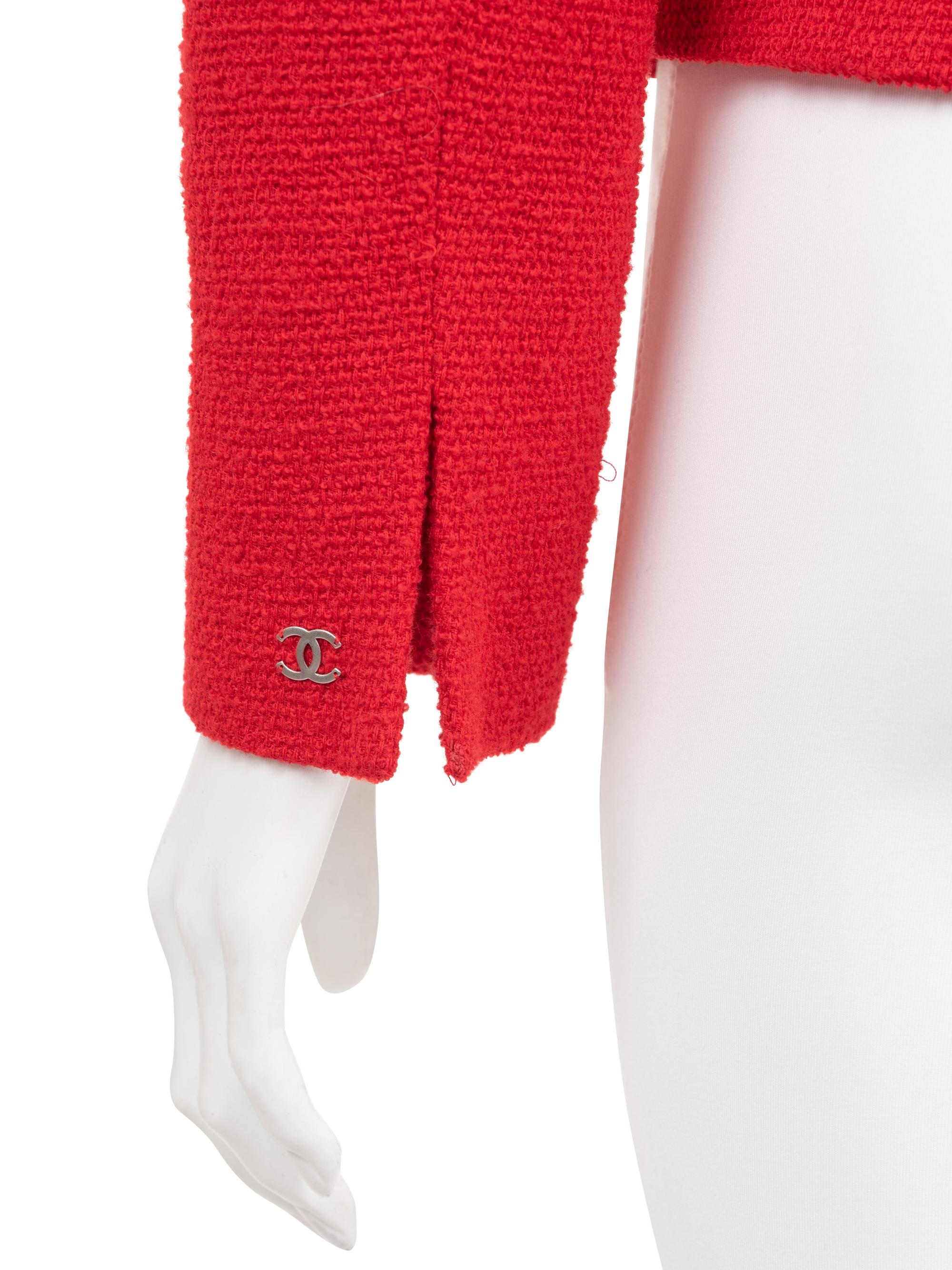 Chanel Wool Zip-Front Jacket, Fall 2000